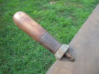 Vintage Crosscut One Man Hand Saw Warranted Superior Rare 3 ' Lumber Jack Tool NR 5