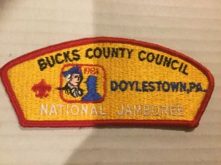 Bucks County Council Csp Jsp 1981 National Jamboree Doylestown Discounted