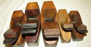 5 antique wooden block planes old woodworking tool planes wood planes 4