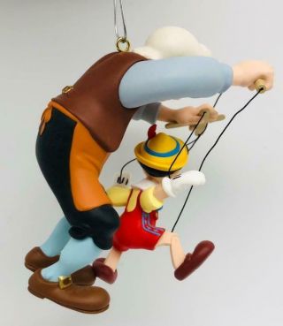 1999 Pinocchio and Geppetto Hallmark Ornament Disney 2