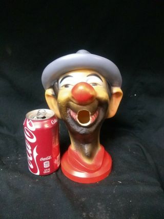 Authentic 1971 Coney Island Water Game Clown Head,  Carnival,  Amusement
