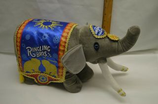 Ringling Bros Barnum And Bailey 144th Edition Elephant Stuffed Plush