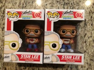 Funko Pop Stan Lee 02 Fan Expo & Red Shoe Variant Very Limited Htf