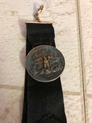 1915 San Francisco Panama Pacific International Exposition Souvenir Badge Medal