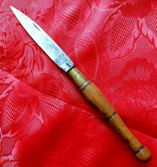 Knife Rare Antique 19th French Radal E Pinay A Nontron Couteau Ancien Poche