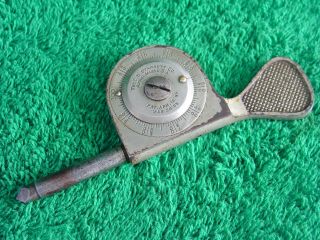 Vintage L.  S.  Starrett Machinist Tool Speed Indicator Tachometer Made In Usa
