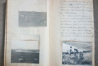 1907 - 1910 Handwritten travellers account of China w photographs and watercolours 12