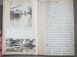1907 - 1910 Handwritten travellers account of China w photographs and watercolours 5