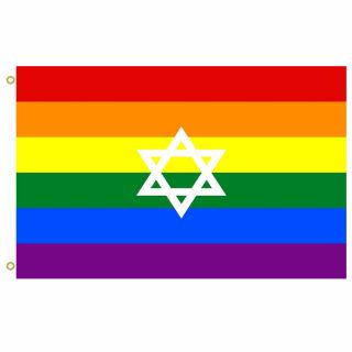 Gay Pride Flag Of Israel Flag Variant In Israel Flag 3x5ft Banner