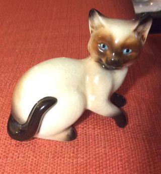 Vintage Goebel W Germany Siamese Kitten Kitty Cat Figurine