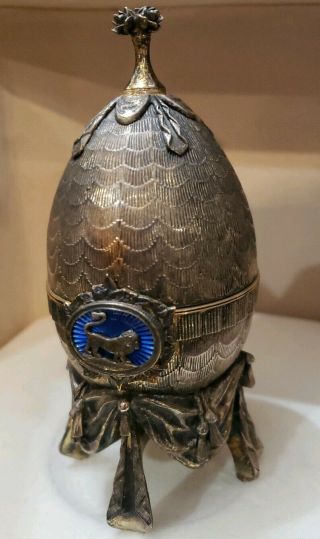 Zodiac Sign Leo Egg Created By Sarah Faberge Number 103 Of 500 Created
