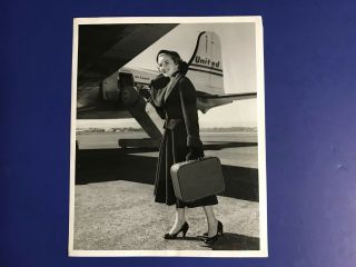 Photo - Art Commercial Studios 8x10 United Airlines Flight Attendant