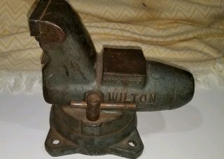 Wilton Swivel Bullet Vise 3 - 1/2 " 350s? Jaws With Pipe Jaw