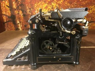 Antique 1910 UNDERWOOD Hemingway No.  5 Standard Typewriter - 5