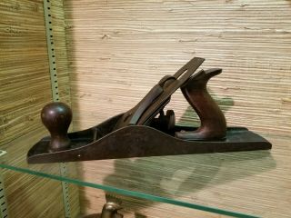 Antique Stanley Bailey No 5 1/2 Smooth Bottom Hand Plane 3 Pat Dates Woodworking