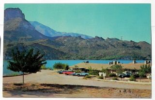 Apache Lake Resort,  Roosevelt,  Arizona Postcard A849