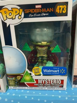 Funko Pop Spider - Man Mysterio Gitd Walmart Exclusive Confirmed