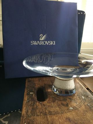 Swarovski Crystal Crystalline Bowl Large Centerpiece 12” Round Box 1011101