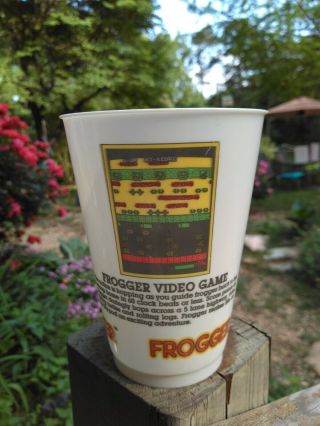 Frogger 1983 Slurpee Cup and mystery item. 3