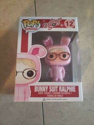 Funko Pop Holidays A Christmas Story 12 Bunny Suit Ralphie Vaulted 12