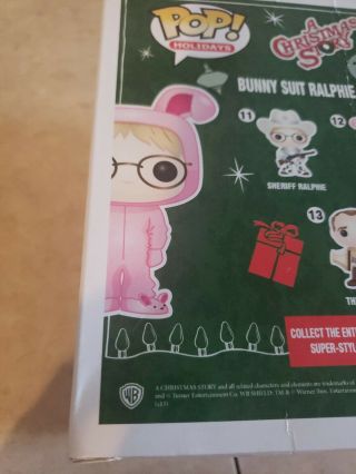 Funko Pop Holidays A Christmas Story 12 Bunny Suit Ralphie Vaulted 12 6