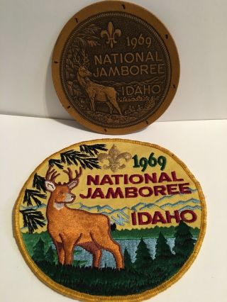 Boy Scouts Bsa 1969 National Jamboree Idaho Patches - Large