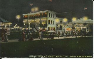 Norfolk Va Ocean View Amusement Park Night When The Lights Are Burning Virginia