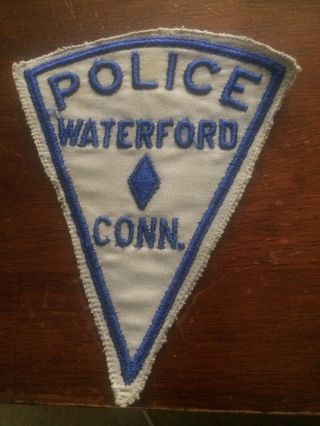 Connecticut Police - Waterford Police - Ct Police Patch