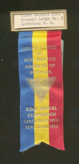 A33 - 83rd Annual Convention Grand Lodge Of Mexico Knights Of Pythias 1969