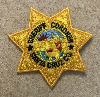 Santa Cruz County Ca Sheriff Patch