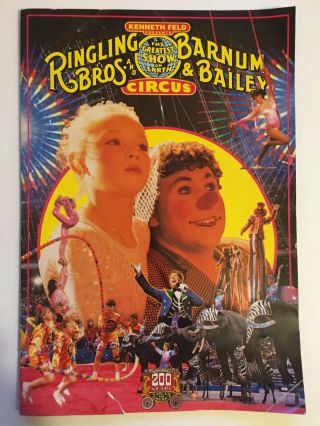 1993 Ringling Bros Barnum Bailey Circus Souvenir Program 123rd Edition