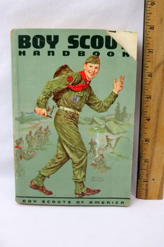 Vintage 1961 Boy Scout Handbook Boy Scouts Of America Bsa Book Norman Rockwell