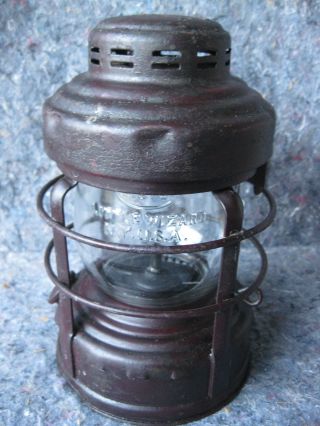 Antique Embury Luck - E - Lite No.  25 Truck Lantern With Dietz Embossed Globe