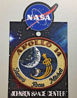 Nasa Apollo 14 Mission Patch Official Authentic Space 4in Usa