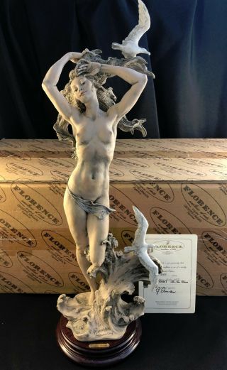 Signed Mib Giuseppe Armani The Sea Wave 1006t Figurine Statue Box 452/1500