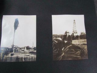 Antique Early 1900s Photo Album Of Oil Well Fields In Pennsylvania? Texas?