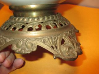 BANQUET OIL LAMP BASE WITH OWL NO TANK 7