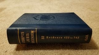 Corpus Juris Secundum - 32 - Evidence 422 To 742 1964