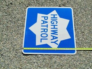 C.  H.  P.  CALIFORNIA HIGHWAY PATROL FREEWAY HIGHWAY ROAD STREET SIGN MAN CAVE 3