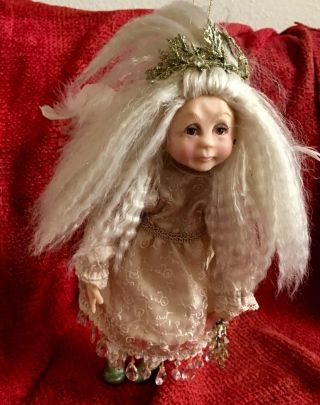 Jacqueline Kent Fairy Godmother Angel Doll 2006 Feather Wings 11 Inches