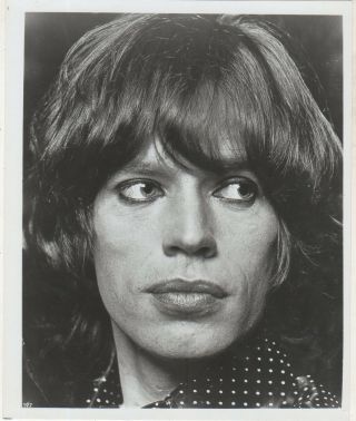 Vintage 8 X 10 Photo Of The Rolling Stone Singer Mick Jagger