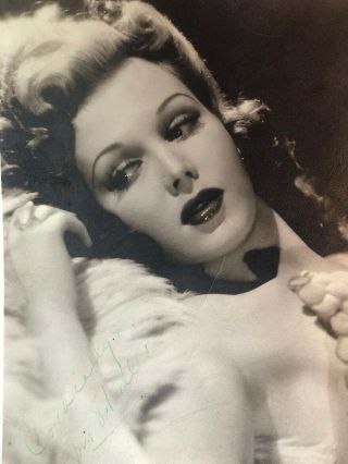 905jaaamz 70 Photo Ann Miller ? Actress Cute Lady Girl Woman Vintage Autographed