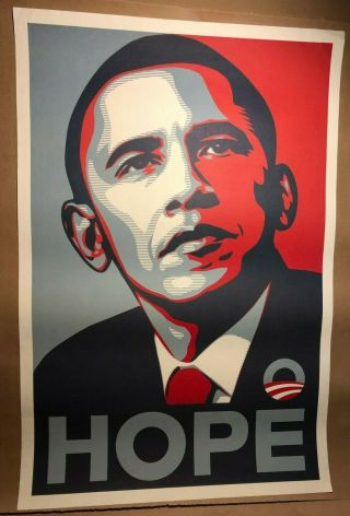 Obama 2008 Obey Hope Poster By Shepard Fairey Campaign Edition 2008 24x36 4