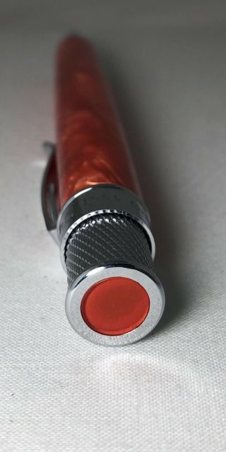 Retro 51 Tornado Acrylic Pen Red/Orange Rollerball Rare Color 5
