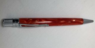 Retro 51 Tornado Acrylic Pen Red/Orange Rollerball Rare Color 7