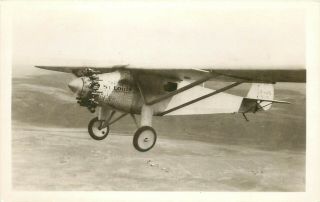 Rppc Postcard Charles Lindbergh 