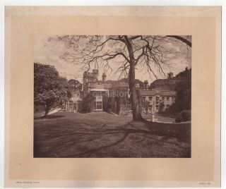 Large Country House On Isle Of Wight By Jabez Hughes C1860s