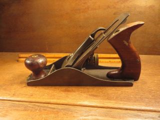 Antique Stanley / Bailey 4 Jack Plane Type 7 - 1893 To 1899 W/ S Casting Marks