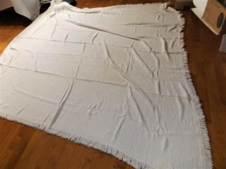 Antique Heavy Cotton Blanket,  Dated 1800 
