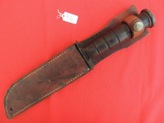 U.  S.  N.  Mark 2 Camillus Knife & Leather U.  S.  N.  Sheath Ww2